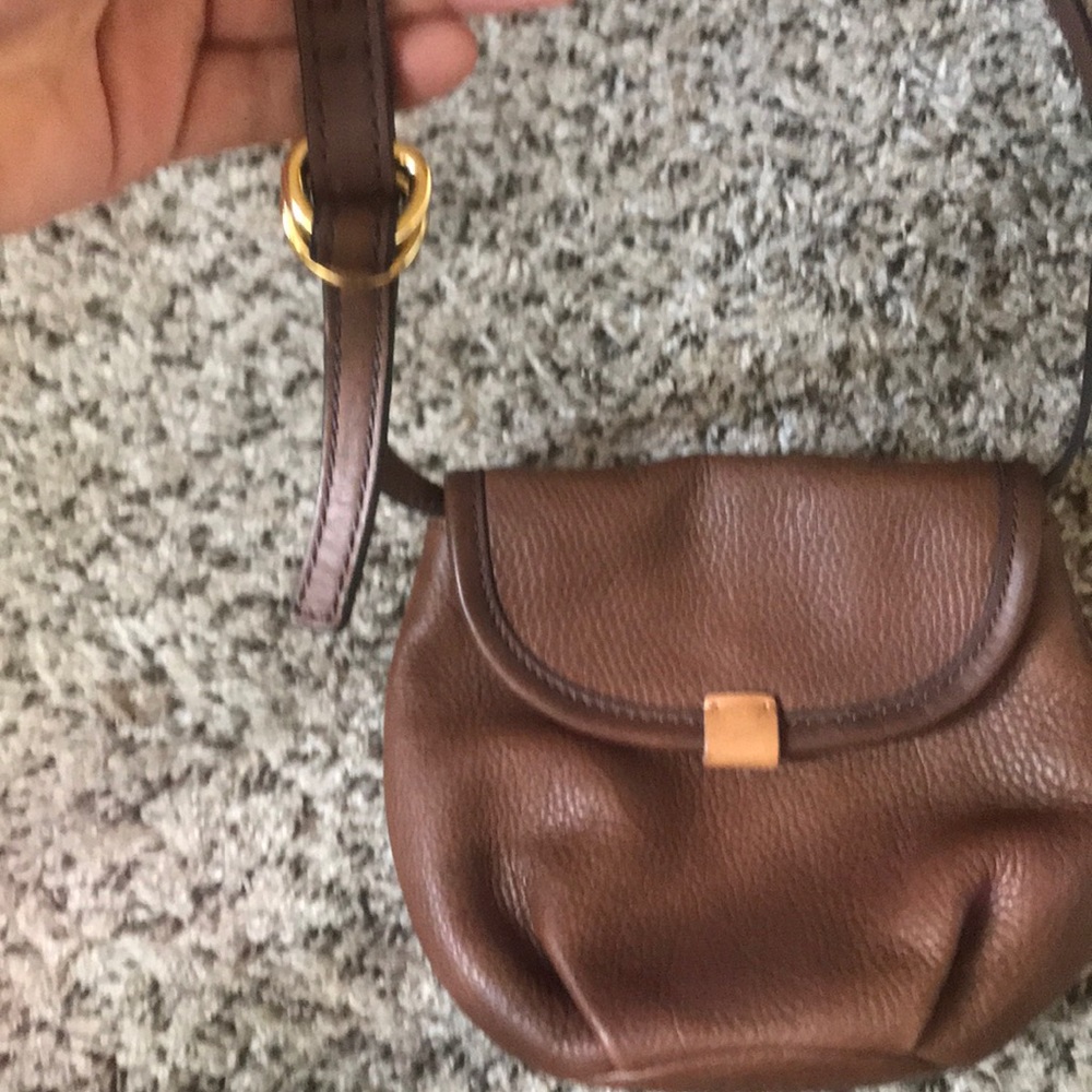 Ugg Australia Brown leather cross body bag